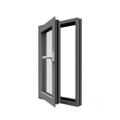 China Swing Open Double Glazed Aluminum Casement Windows featuring SKATE Original Hardware for sale