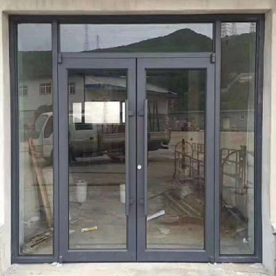 China Thermal Break Aluminum French Style Casement Door With Triplex Glass Upgrade for sale