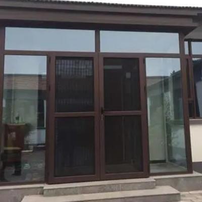 China Aluminum Casement Doors With 35 DB Sound Insulation And Optional Color For Living Room for sale