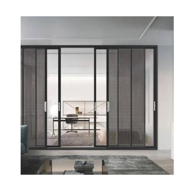 Chine Porte coulissante en aluminium à cadre ultra étroit avec coefficient d'isolation thermique K ≤ 2.1 à vendre