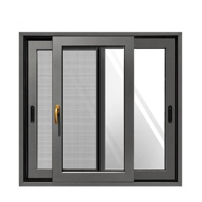 China Customized High Wind Pressure Resistance Screen Windows with 304 Stainless Steel Mesh for sale