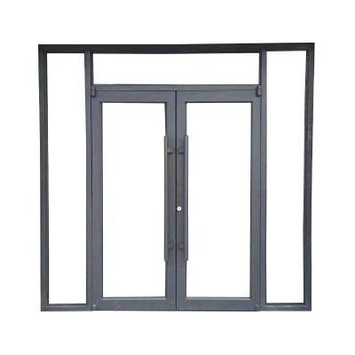 China Modern Design Style Aluminium Commercial Spring Door for Energy Saving and Durability for sale