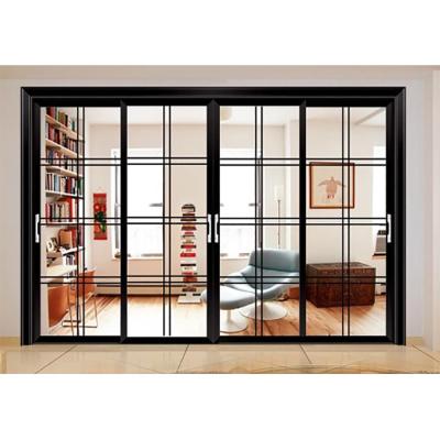 China 10 Layers Aluminum Stacking Double Glazed Lift And Double Tempered Glass Lift Sliding Doors for sale