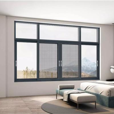 China Aluminum Soundproof Sliding Windows Designing Service with and Durable Frame Material for sale