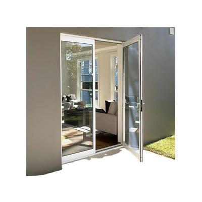 China Custom High Wind Resistance Double Glass Aluminum Alloy Casement Doors for Home Office for sale