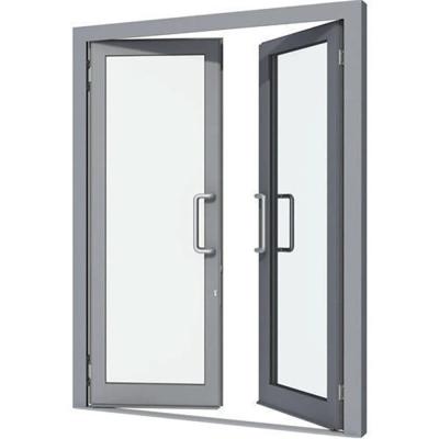 China Aluminum Casement Doors In Contemporary Modern Style For 1.4mm Wall Thickness for sale