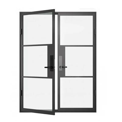 China 10 Sealing Layers Finished Aluminum Alloy Casement Doors For Customized Facade Solution for sale