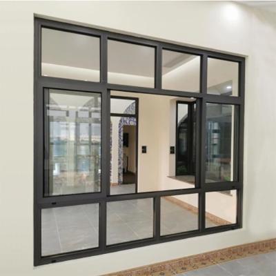 China Horizontal Opening Aluminum Casement Windows Sound and Water Proof for sale