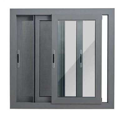 China 8-way Seal Aluminum Alloy Sliding Windows For Hanging Curtain Facade Decoration for sale