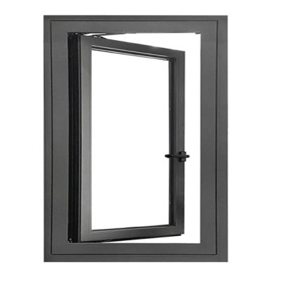 China Thermal Break Aluminum Profile Double Glazed Casement Windows For Soundproofing for sale