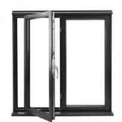 China Standardized Production Aluminum Casement Windows For Bedroom Folding Screen Efficiency for sale