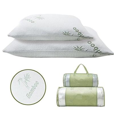 China Jieqi Anti-Static Warm Cooling Gel Pillows Bamboo Shredded Hypoallergenic Memory Foam Pillow for sale