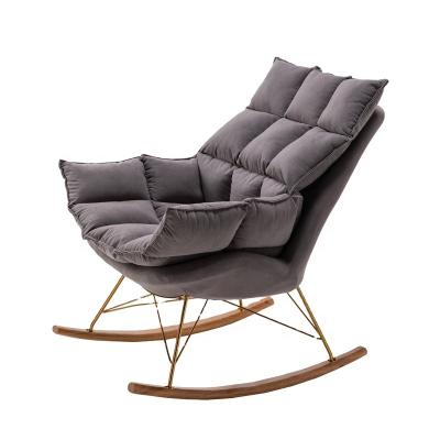 China Convertible Indoor Living Room Furniture Cheap Comfortable Fashion Adult Deck Chair Relax Lounge Rocking Chair Sofa For Game for sale