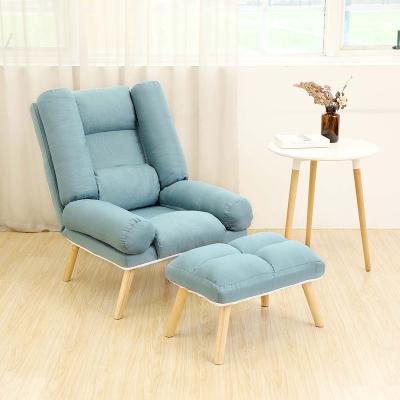 China Sofa Bed Sleeper Chair 5 Position Adjustable Backrest Armchair Sleeper Pillow Upholstered Seat Folding Sofa for sale