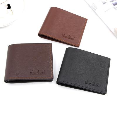 China Men's PU Leather Waterproof Hot Selling Mens Money Short Leather Wallet Cash Card Holder Coin Purse Wallets Pinch Wholesalers for sale