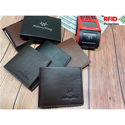 China Custo Leather Package Custo RFID Pussy Coin Purse Purse ID Credit Card Holder Shorts Slim Pu Leather RFID Thincard Holders Men's Men's Purse for sale