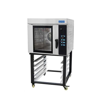 China Hotels Automatic Stainless Steel 5 Trays Hot Air Convection Oven Electric /Bakery for sale