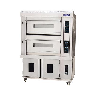 China food & Professional Bakery Equipment Beverage Factory Combination Commercial Convection Oven Electric Deck Oven+Proofer For Bread for sale