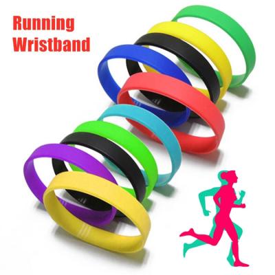 China Custom Your Own Promotional Tyvek Style Running Sport Wristband Promotional Rubber Band Silicone Rubber Plastic Wristbands Silicone Rubber Plastic Wristbands With Logo for sale