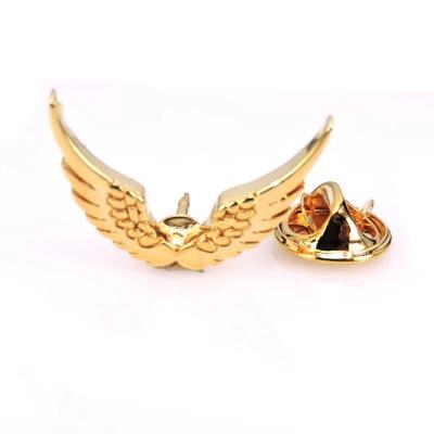 China Europe& Custom 3D North America Eagles Logo and Emblem Zinc Alloy Pin Badges Baseball Lapel and Triangle Wings Lapel Badge for sale