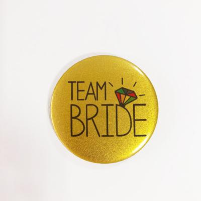 China 3D Custom Design Decoration Hen Party Bridal Team Bride Hen Night Bachelor Party Decoration Rose Red Bride To Be Badge for sale