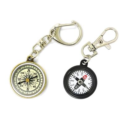 China 3D Mini Survival Compass Portable Outdoor Camping Hiking Pocket Navigator Adventure Keychain Compass Climbing Equipment for sale