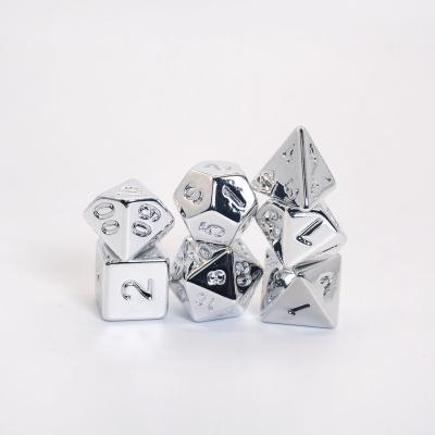 China Disturb free game dice Customized 7 Pcs Polyhedral Colorful DND Dice Set Wholesale Dungeons and Dragons dice set for sale