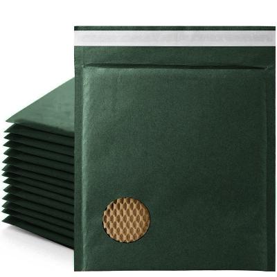 China Express Shipping Packaging 100% Eco-friendly Honeycomb Paper Kraft Paper Envelope Packaging Mailing Ads Bags For Clothing for sale