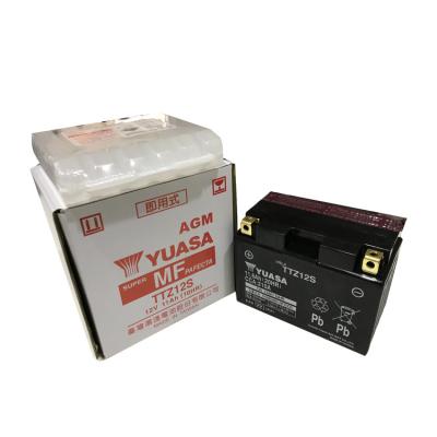 China Motorcycle Start Power Battery Factory Price TTZ12S Motorcycle Battery High Reliability With Long Service Life for sale