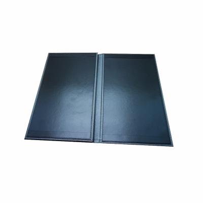 China Horizontal PU bill panel black leather backrest, made of PU with horizontal corners inside for sale