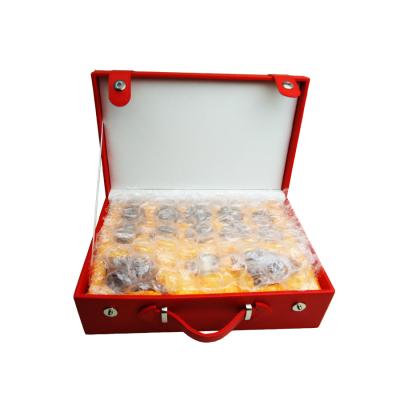 China Durable PU Leather Storage Box With Tea Cup Set for sale