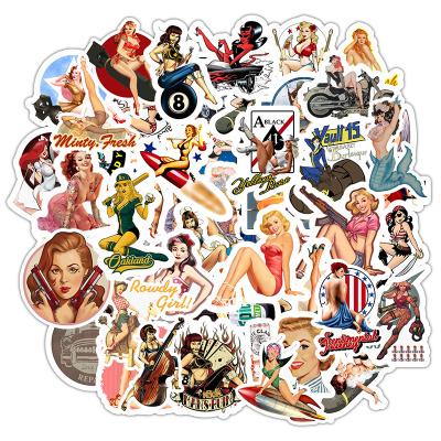 China Suitable for Anime soft stickers graffiti surfaces 50 PCS decal surfaces 50 PCS graffiti refrigerator phone car adult waterproof sticker for sale