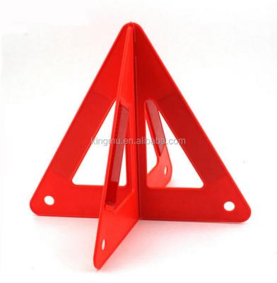 China High Visibility Reflection Road Safety Sign Reflective Red Emergency Combo Warning Triangle for sale