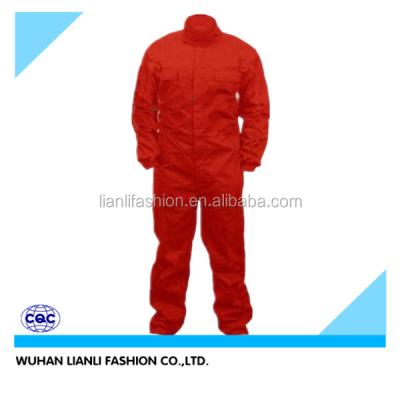 China Cotton Men's Latest Design Red Work Use Separate Coveralls for sale