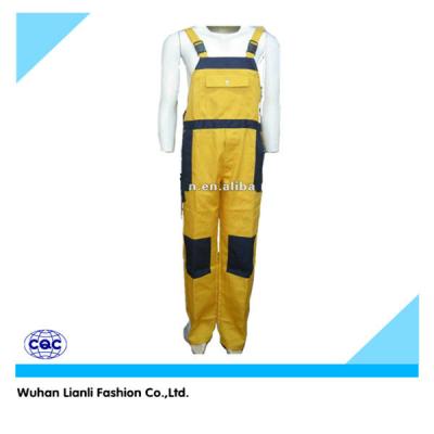 China Breathable Industrial Waterproof Adult Workwear Bib Pants for sale