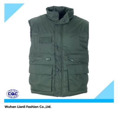 China Plus Size Men's Thick Winter Vest for sale