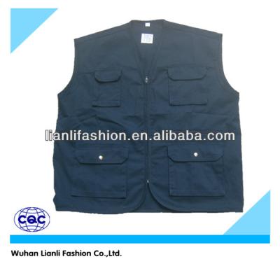 China Breathable working vest for men with multi pockets windproof coverall for sale