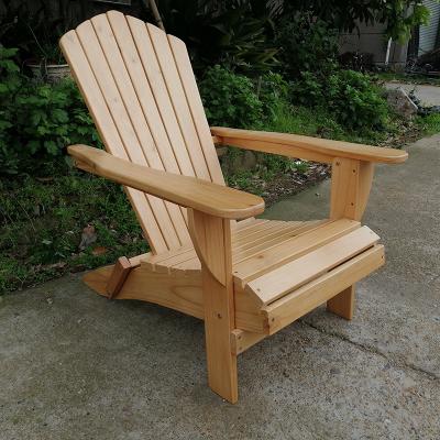 China All Weather Classic Foldable Unfinished Natural Cedar Garden Manufacturer Adirondack Wood Chair Wholesale Durable Furniture Durable for sale