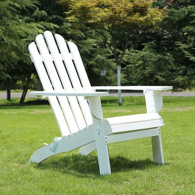 China American Classic Fashion Manufacturer Wholesale Stable Durable Style White Foldable Outside Outdoor Furniture Patio Wood Garden Chair for sale