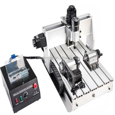 China Lastic 3040T 4 Axis 1.5kw 3D Mini Desktop CNC Wood Router Machine For DIY Cutting Engraving Wood Carving for sale