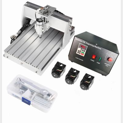 China Lastic Hobby DIY CNC 4030 Mini Small 3 Axis Router Desktop CNC Wood Engraving Machine for Advertising Wood PCB for sale