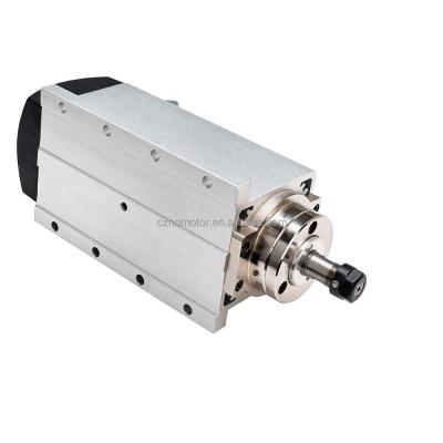 China ER11 High Speed ​​DRILL 1.5 Kw Air Cooled Belt Square CNC Spindle Motor for sale