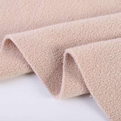 China Breathable Thickened Knitted Fabric Double Sided Fleece Fabric for sale