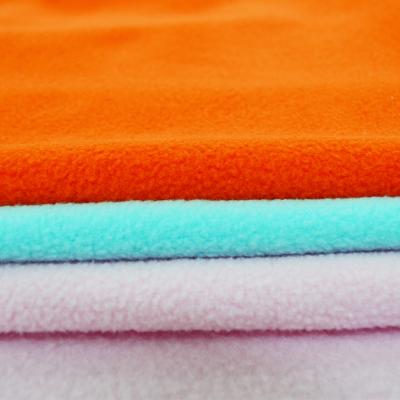 China Breathable double-sided thickened polyester knitted fleece fabric for sale