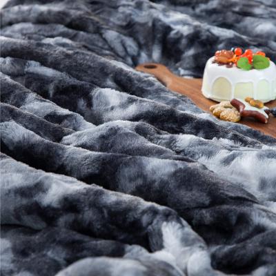 China Yongxin Anti-Static Printed Knitted Fabric Hot Sale Customized 100% Polyester Faux Fur Fabric for sale