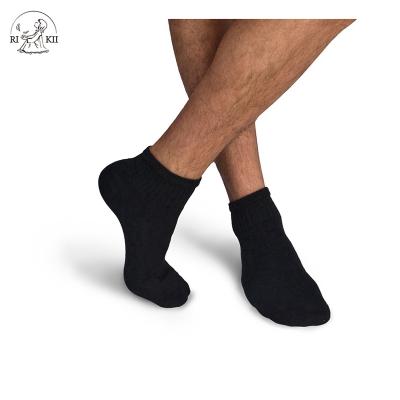 China BQ-A 155 Soft Mens Ankle Socks Custom Black Mens Ankle Socks QUICK DRY for sale