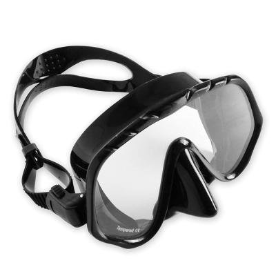 China Snorkeling Snorkeling BLACK AND COLOR CLEAR Underwater Goggles Swimming Face Mask for sale