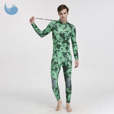 China 3mm Breathable Mens Spearfishing Wetsuits Camouflage Neoprene Scuba Freediving One Piece Suits Surfing Diving Wetsuits for sale