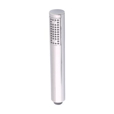 China Without Diverter Shower head Hand-held pressurized round rod shower head Cylindrical shower head for sale