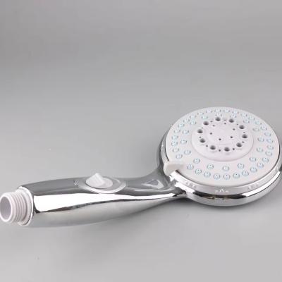 China Without Diverter Multi-functional ABS electroplated hand-held shower head for sale